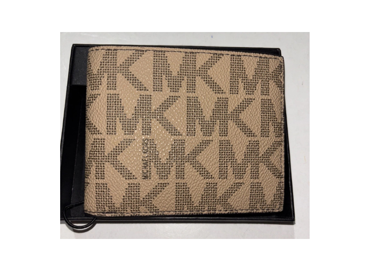 BILLETERA MICHAEL KORS JET SET HOMBRE - CAMEL - 2