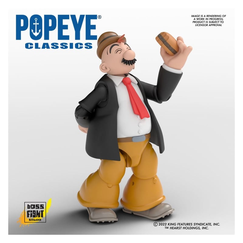 Action Figure POPEYE Wave 2 – Wellington Wimpy – Boss Fight Studio – Nuova