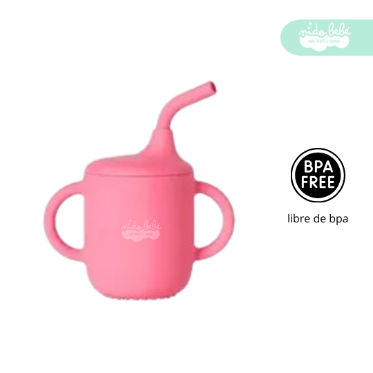 VASITO DE SILICONA PARA BEBÉ ANTIDERRAME - 3
