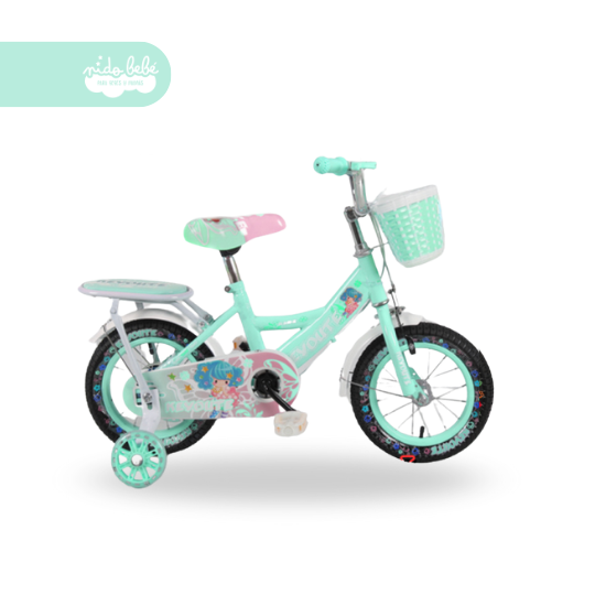 BICICLETA INFANTIL ARO 16 PARA NIÑA CON CANASTILLA - 2