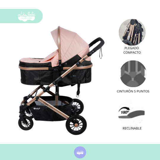 COCHE MOISES DE BEBÉ MODELO PREMIUM NATE B - 2