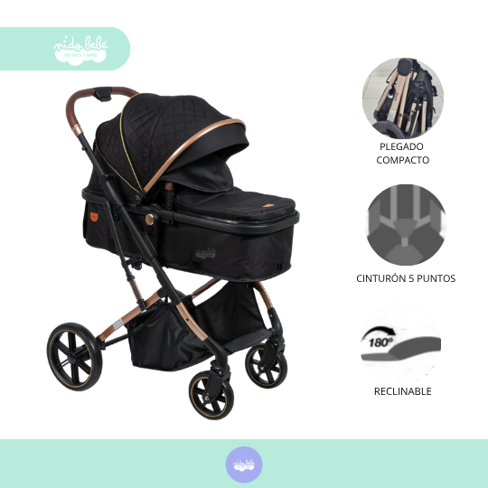 COCHE MOISES DE BEBÉS MODELO PREMIUM GIOR - 1