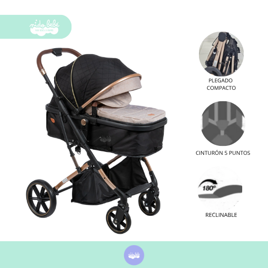 COCHE MOISES DE BEBÉS MODELO PREMIUM GIOR - 1