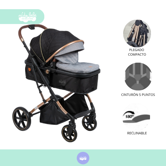 COCHE MOISES DE BEBÉS MODELO PREMIUM GIOR - 2
