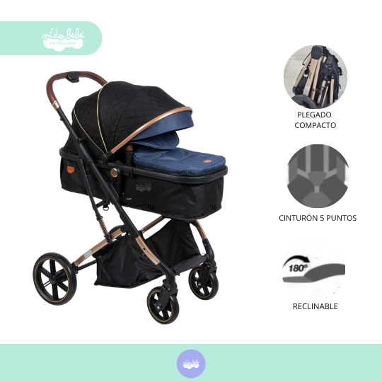 COCHE MOISES DE BEBÉS MODELO PREMIUM GIOR - 4