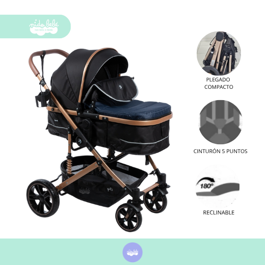 COCHE MOISES DE BEBÉS MODELO PREMIUM NORT - 1