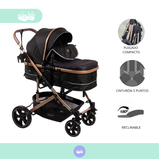 COCHE MOISES DE BEBÉS MODELO PREMIUM NORT - 2