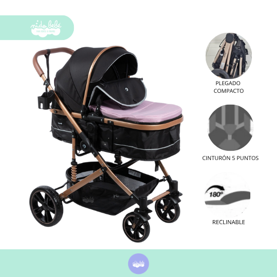 COCHE MOISES DE BEBÉS MODELO PREMIUM NORT - 3