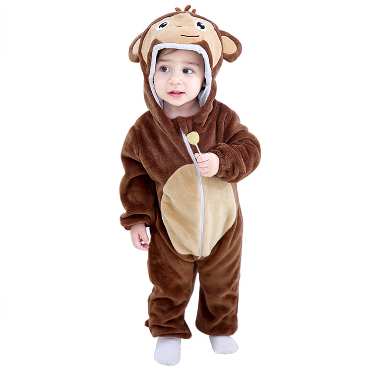PIJAMA DISFRAZ UNISEX MICHLEY ONESIE BABY PELUCHE MONITO 30M JMP - 1