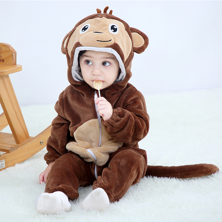 PIJAMA DISFRAZ UNISEX MICHLEY ONESIE BABY PELUCHE MONITO 30M JMP - 2