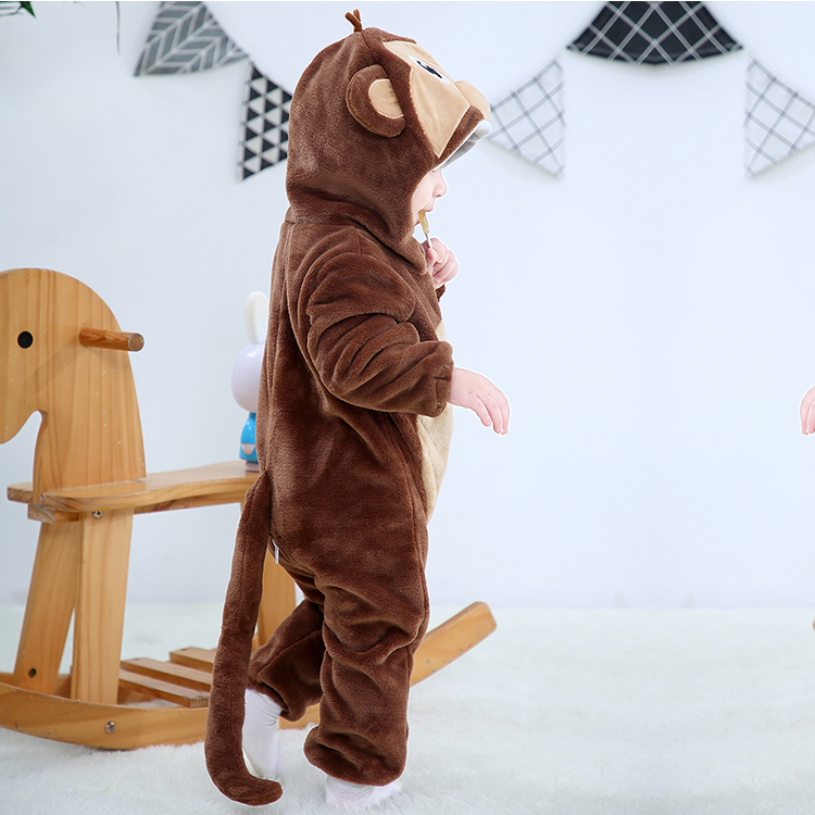 PIJAMA DISFRAZ UNISEX MICHLEY ONESIE BABY PELUCHE MONITO 30M JMP - 5