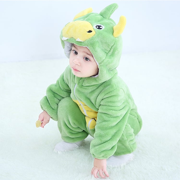DISFRAZ UNISEX MICHLEY ONESIE BEBÉ ANTIALERGICO DRAGONCITO - 4