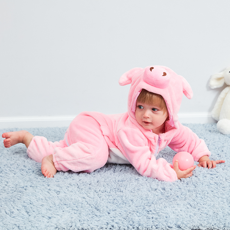 DISFRAZ UNISEX MICHLEY ONESIE BEBÉ ANTIALERGICO CERDITA - 4