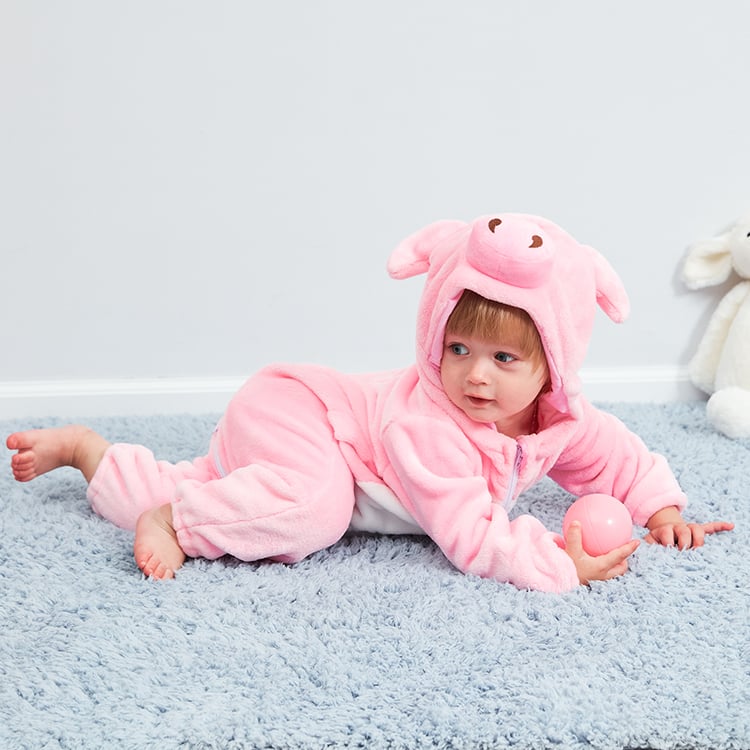 DISFRAZ UNISEX MICHLEY ONESIE BEBÉ ANTIALERGICO CERDITA - 4