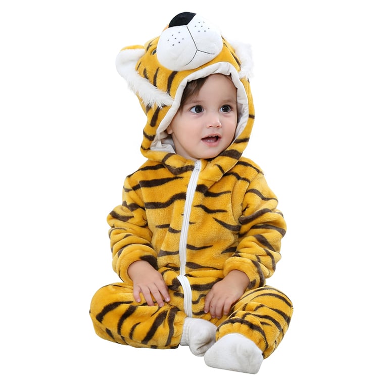 DISFRAZ UNISEX MICHLEY ONESIE BEBÉ ANTIALERGICO TIGRE - 1