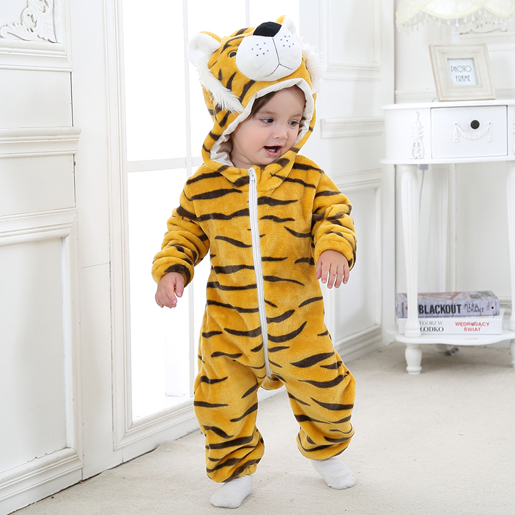 DISFRAZ UNISEX MICHLEY ONESIE BEBÉ ANTIALERGICO TIGRE - 2