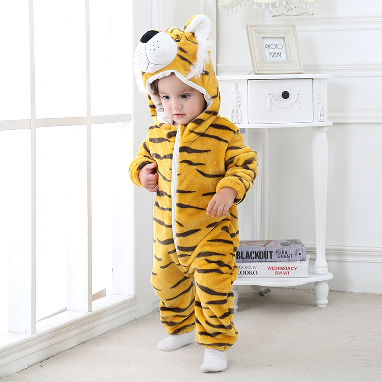 DISFRAZ UNISEX MICHLEY ONESIE BEBÉ ANTIALERGICO TIGRE - 3