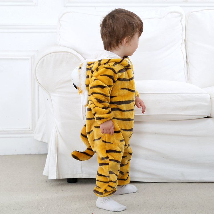 DISFRAZ UNISEX MICHLEY ONESIE BEBÉ ANTIALERGICO TIGRE - 4
