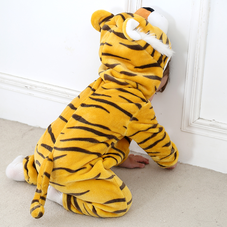 DISFRAZ UNISEX MICHLEY ONESIE BEBÉ ANTIALERGICO TIGRE - 5