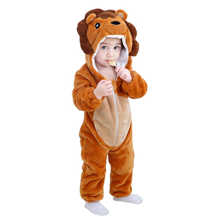DISFRAZ UNISEX MICHLEY ONESIE BEBÉ ANTIALERGICO LEONCITO - 1