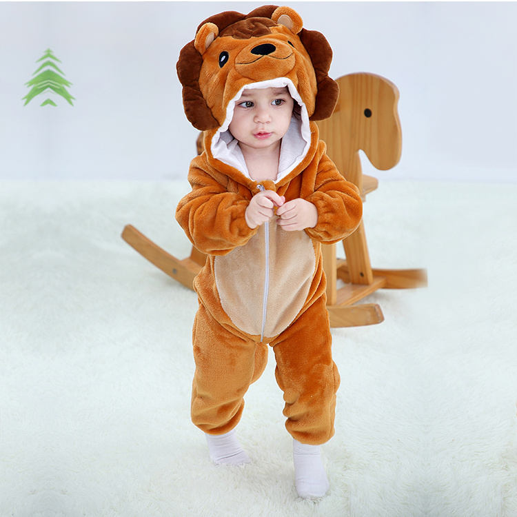 DISFRAZ UNISEX MICHLEY ONESIE BEBÉ ANTIALERGICO LEONCITO - 3