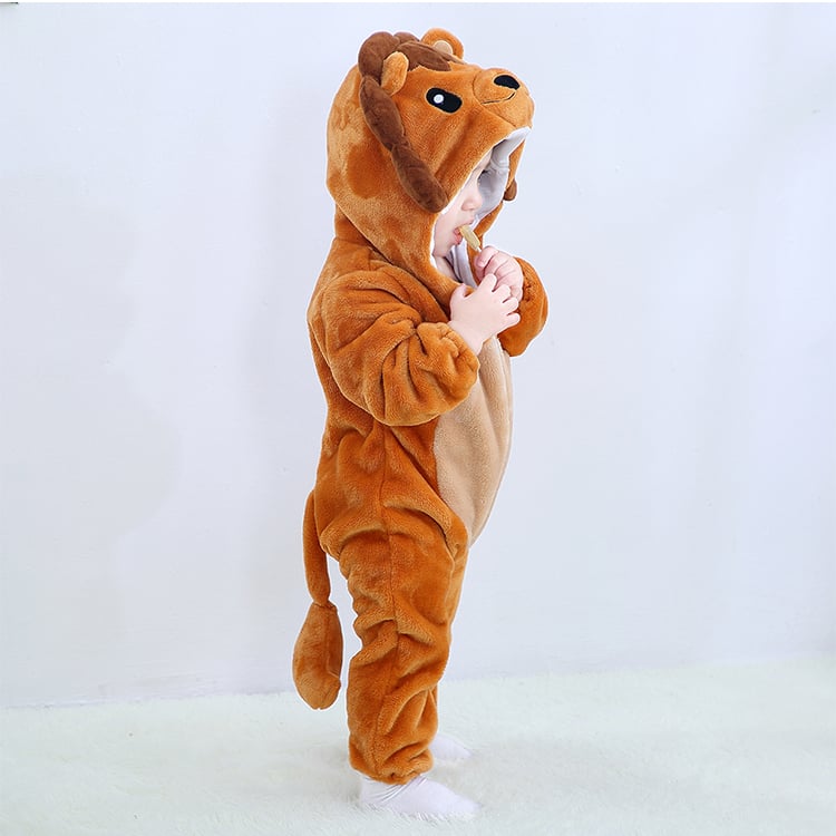 DISFRAZ UNISEX MICHLEY ONESIE BEBÉ ANTIALERGICO LEONCITO - 4