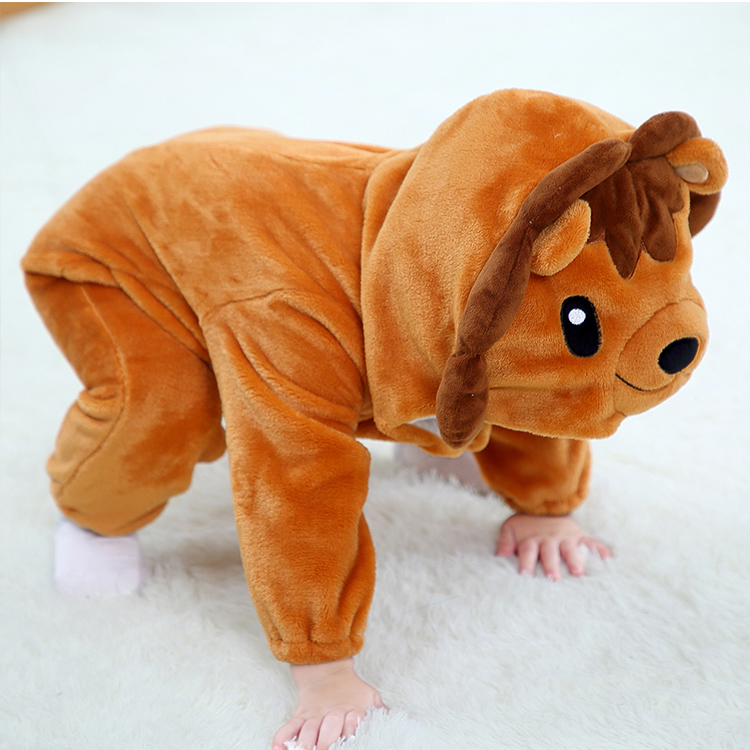 DISFRAZ UNISEX MICHLEY ONESIE BEBÉ ANTIALERGICO LEONCITO - 5