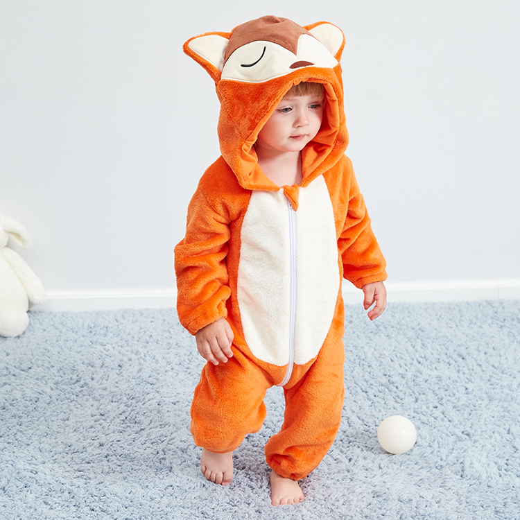 DISFRAZ UNISEX MICHLEY ONESIE BEBÉ ANTIALERGICO ZORRITO - 2
