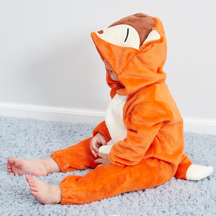 DISFRAZ UNISEX MICHLEY ONESIE BEBÉ ANTIALERGICO ZORRITO - 5