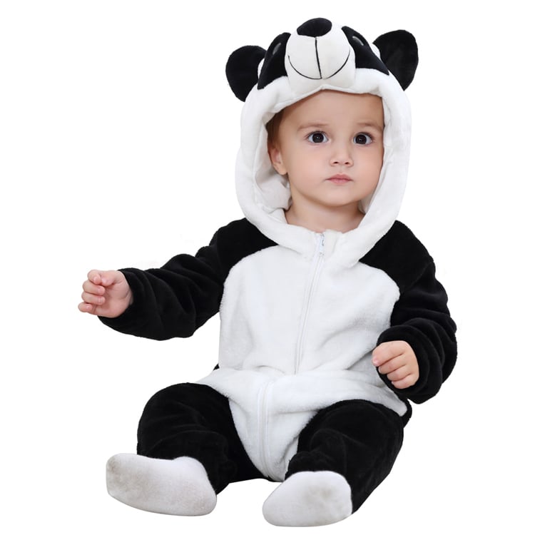 PIJAMA DISFRAZ UNISEX MICHLEY ONESIE BABY PELUCHE OSITO PANDA 30M JMP - 1