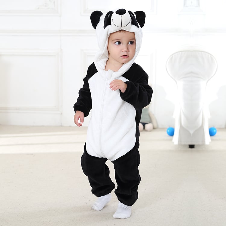 PIJAMA DISFRAZ UNISEX MICHLEY ONESIE BABY PELUCHE OSITO PANDA 30M JMP - 2
