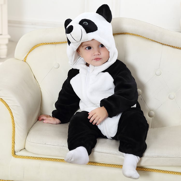 PIJAMA DISFRAZ UNISEX MICHLEY ONESIE BABY PELUCHE OSITO PANDA 30M JMP - 3