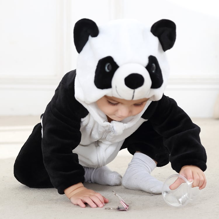 PIJAMA DISFRAZ UNISEX MICHLEY ONESIE BABY PELUCHE OSITO PANDA 30M JMP - 4