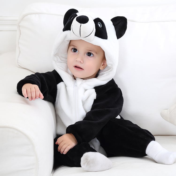 PIJAMA DISFRAZ UNISEX MICHLEY ONESIE BABY PELUCHE OSITO PANDA 30M JMP - 5