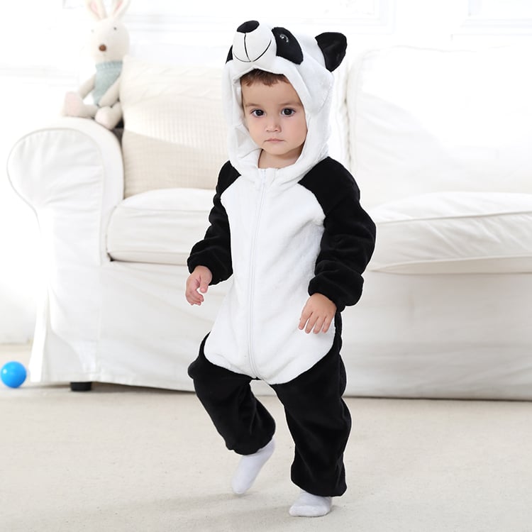 PIJAMA DISFRAZ UNISEX MICHLEY ONESIE BABY PELUCHE OSITO PANDA 30M JMP - 6