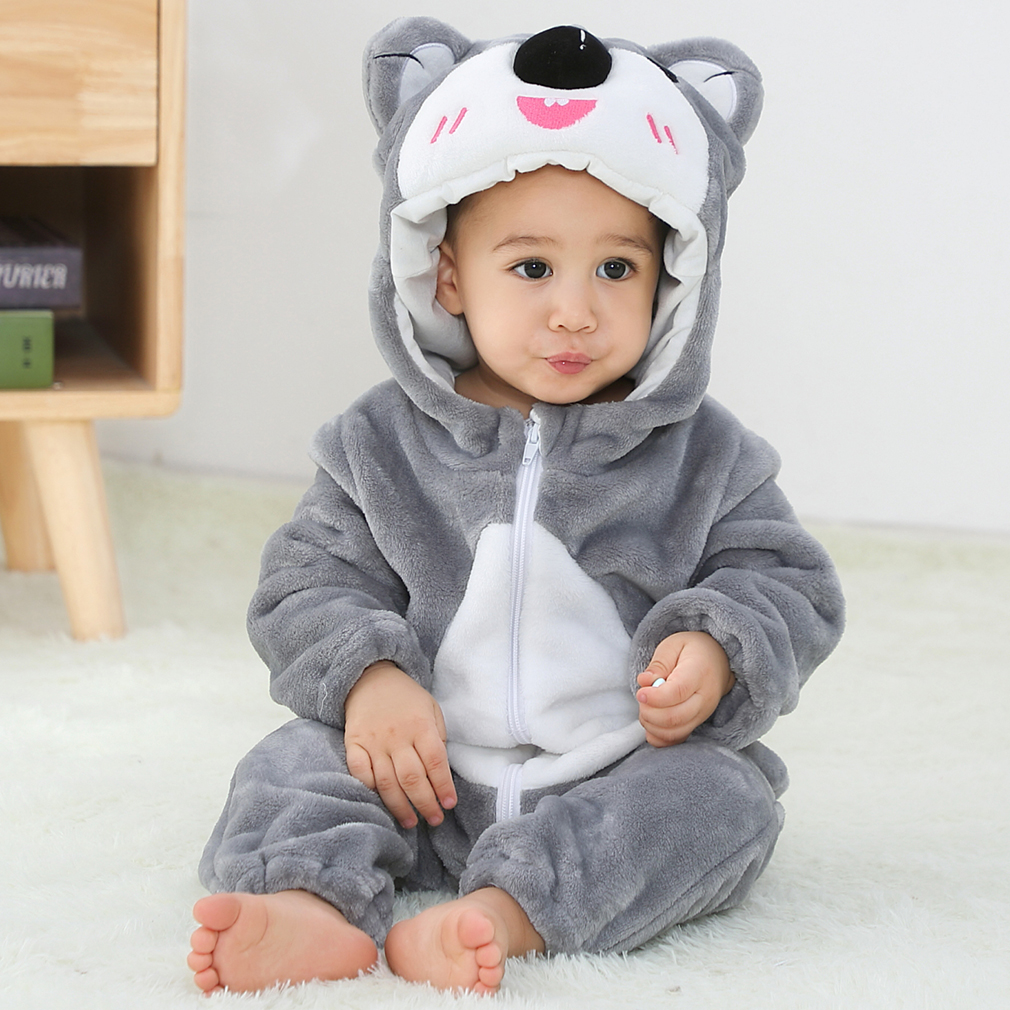 DISFRAZ UNISEX MICHLEY GRIS ONESIE BEBÉ ANTIALERGICO KOALA - 4
