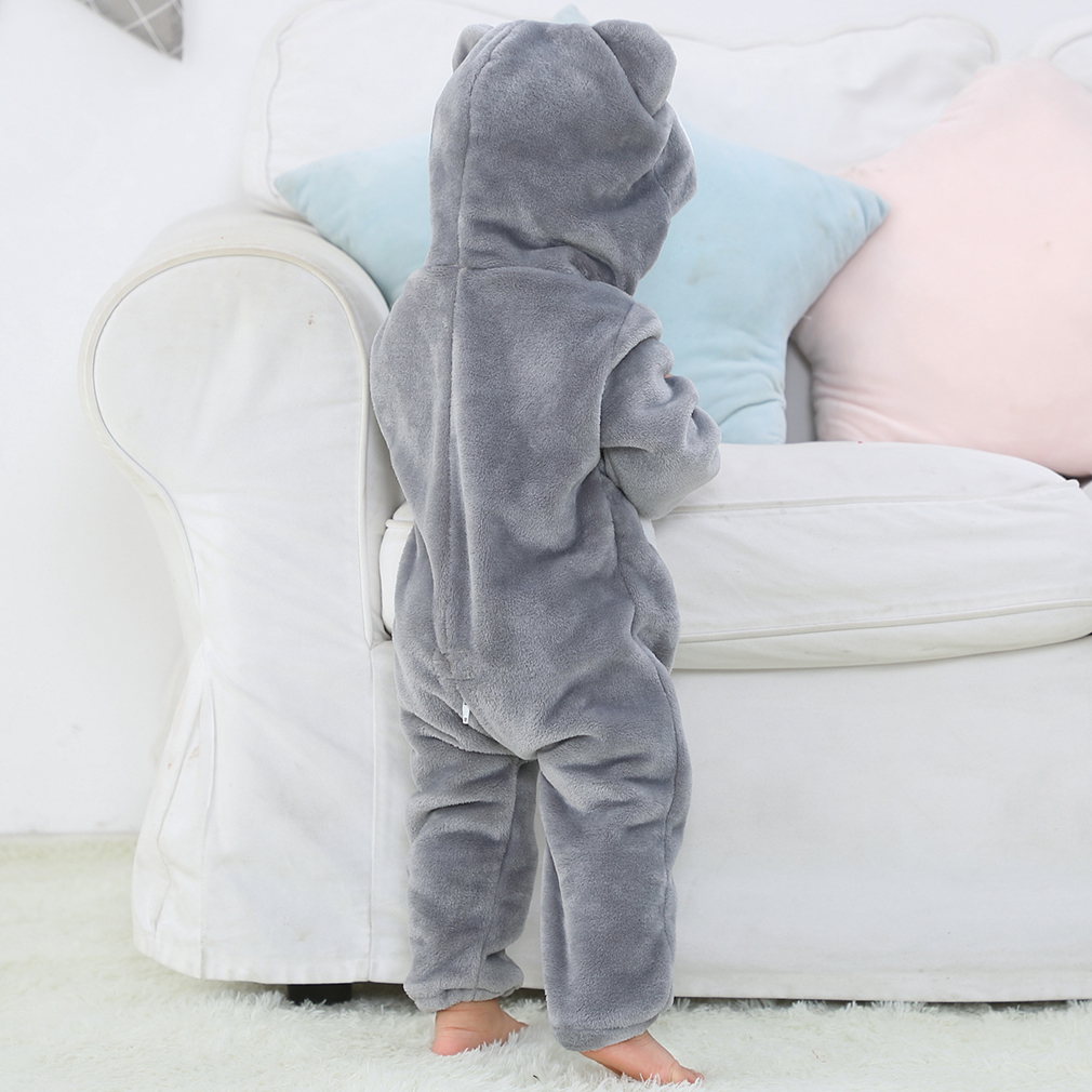 DISFRAZ UNISEX MICHLEY GRIS ONESIE BEBÉ ANTIALERGICO KOALA - 6