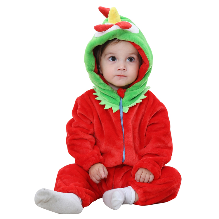 DISFRAZ UNISEX MICHLEY ROJO ONESIE BEBÉ ANTIALERGICO GALLO - 1