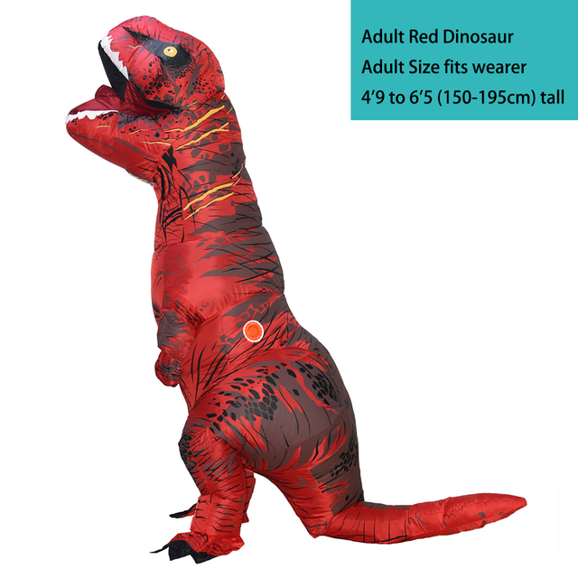DISFRAZ INFLABLE HALLOWEEN  TIRANOSAURIO T-REX - JMP - 1