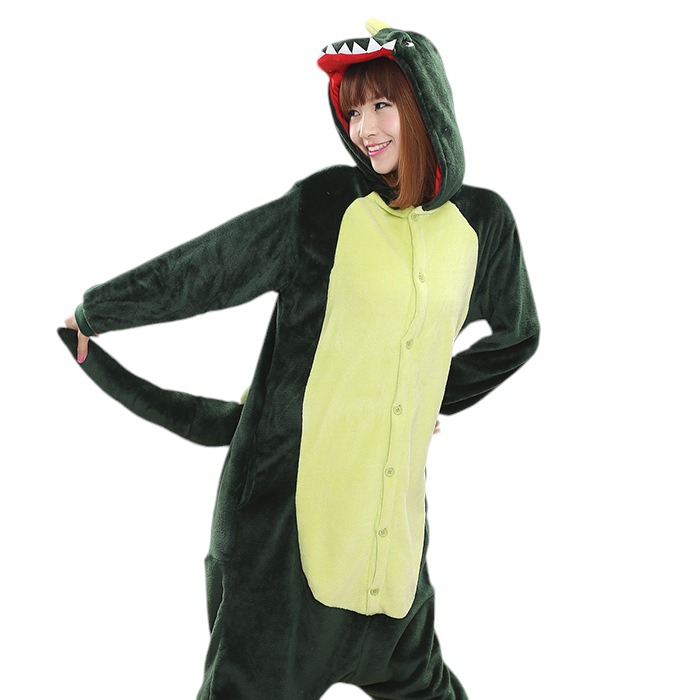 DISFRAZ UNISEX ONESIE PIJAMA DINOSAURIO ANTIALERGICA JMP - 1