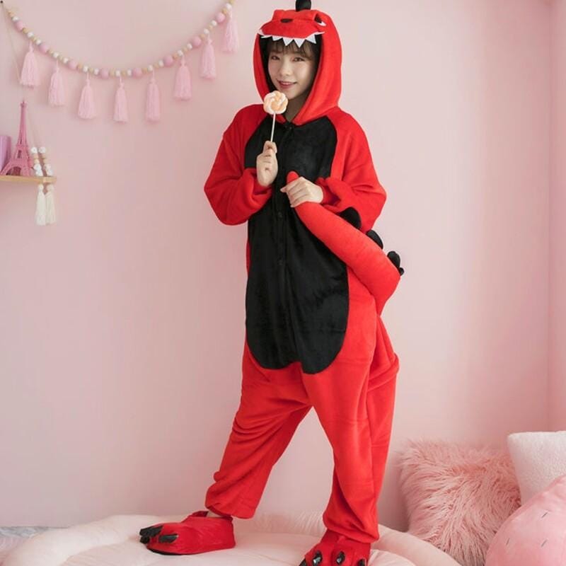 DISFRAZ UNISEX ONESIE PIJAMA DINOSAURIO ANTIALERGICA JMP - 3