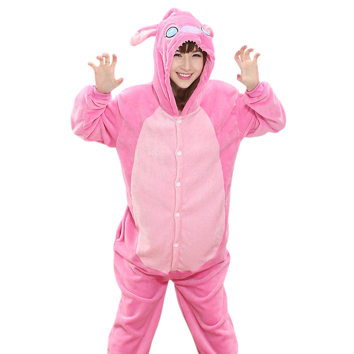 DISFRAZ UNISEX ONESIE PIJAMA STITCH Y ANGELA ANTIALERGICA JMP - 1