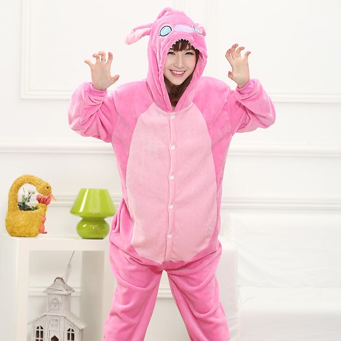 DISFRAZ UNISEX ONESIE PIJAMA STITCH Y ANGELA ANTIALERGICA JMP - 2