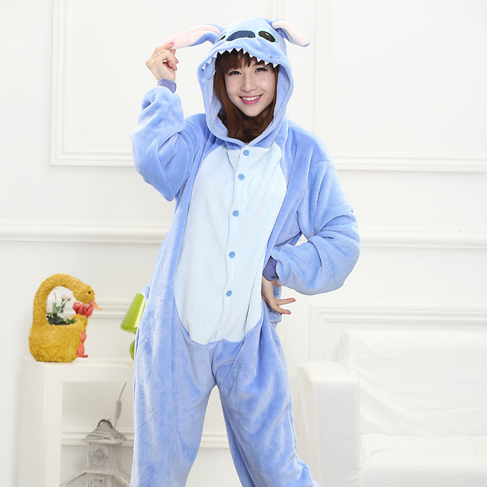 DISFRAZ UNISEX ONESIE PIJAMA STITCH Y ANGELA ANTIALERGICA JMP - 2