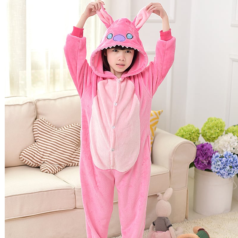 DISFRAZ UNISEX ONESIE PIJAMA STITCH Y ANGELA ANTIALERGICA JMP - 3