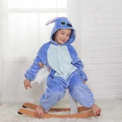 DISFRAZ UNISEX ONESIE PIJAMA STITCH Y ANGELA ANTIALERGICA JMP - 3