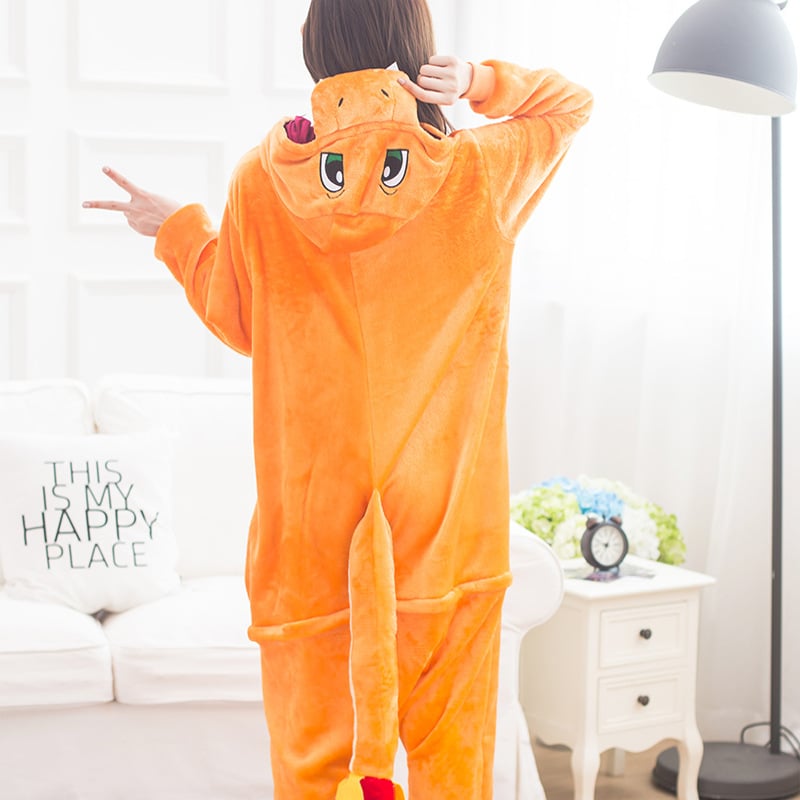 PIJAMA ENTERIZO UNISEX DISFRAZ POKEMON CHARMANDER - JMP SHOP - 2