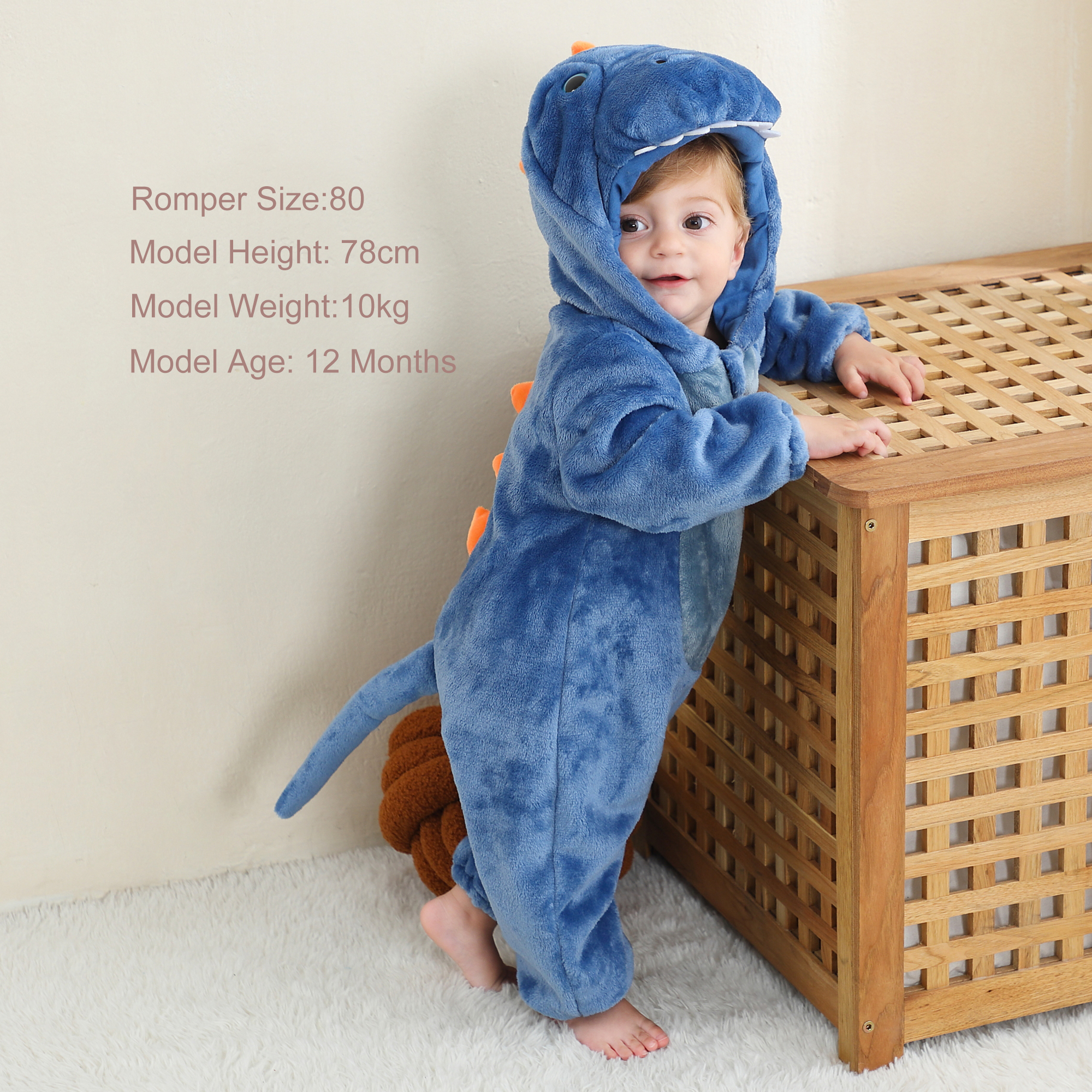 PIJAMA HIPOALERGENICO PARA BEBE DRAGONCITOS - MICHLEY - 2