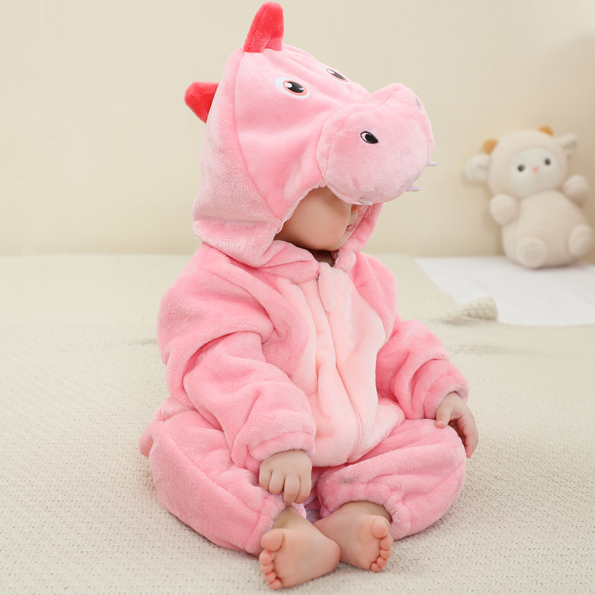 PIJAMA HIPOALERGENICO PARA BEBE DRAGONCITOS - MICHLEY - 3