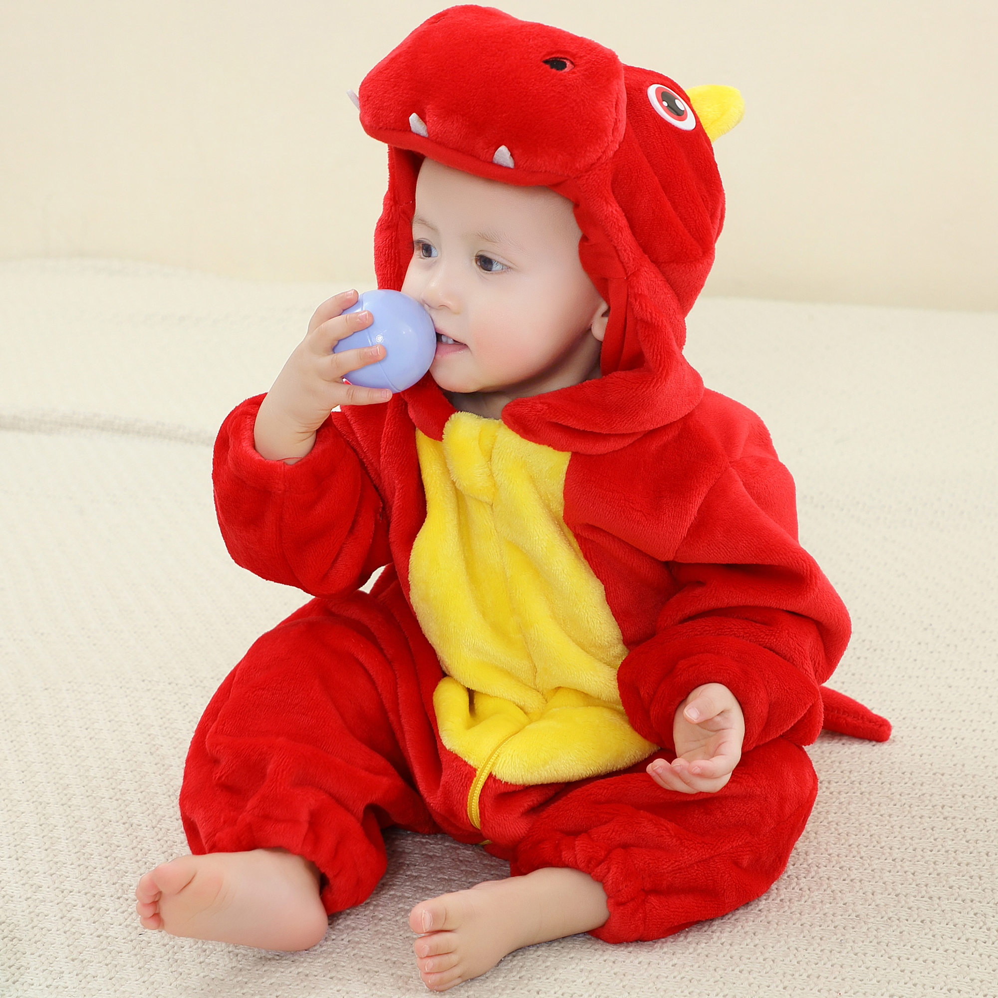 PIJAMA HIPOALERGENICO PARA BEBE DRAGONCITOS - MICHLEY - 3